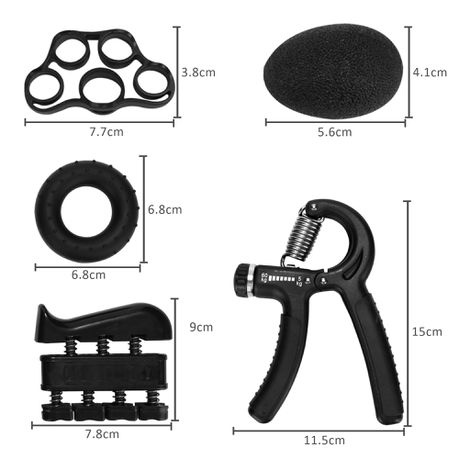 Hand Grip Strengthener 5 Piece Kit