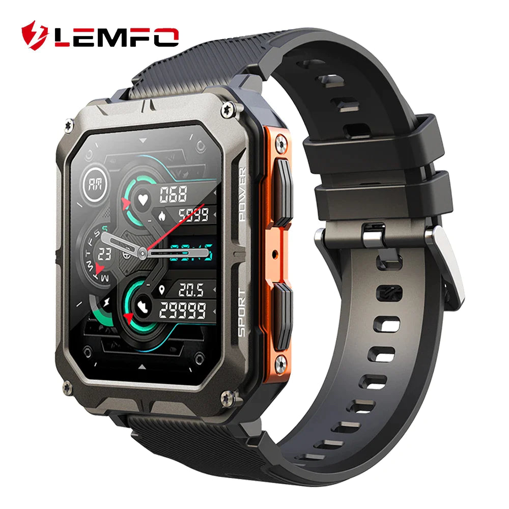 Corewell Collective C20Pro Smart Watch Men Sport Smartwatch -  Orange