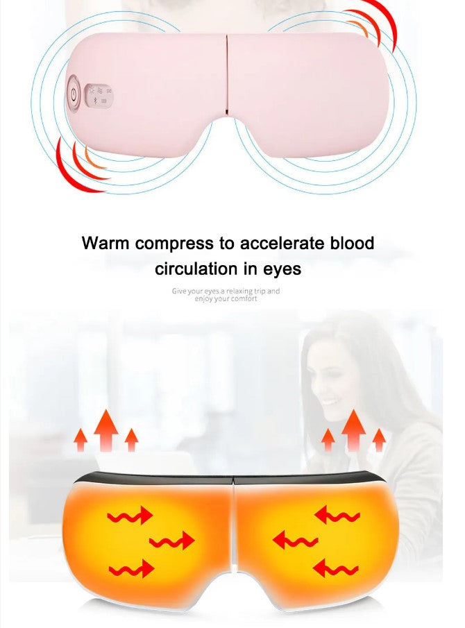 Smart Eye Massager Bluetooth - Pink_3