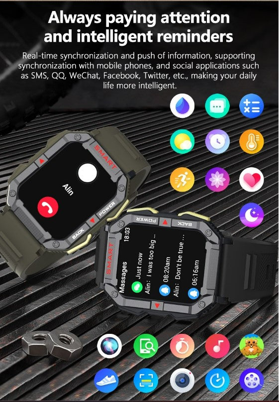 Smartwatch YK01  Bluetooth Calling Fitness & Sports Watch