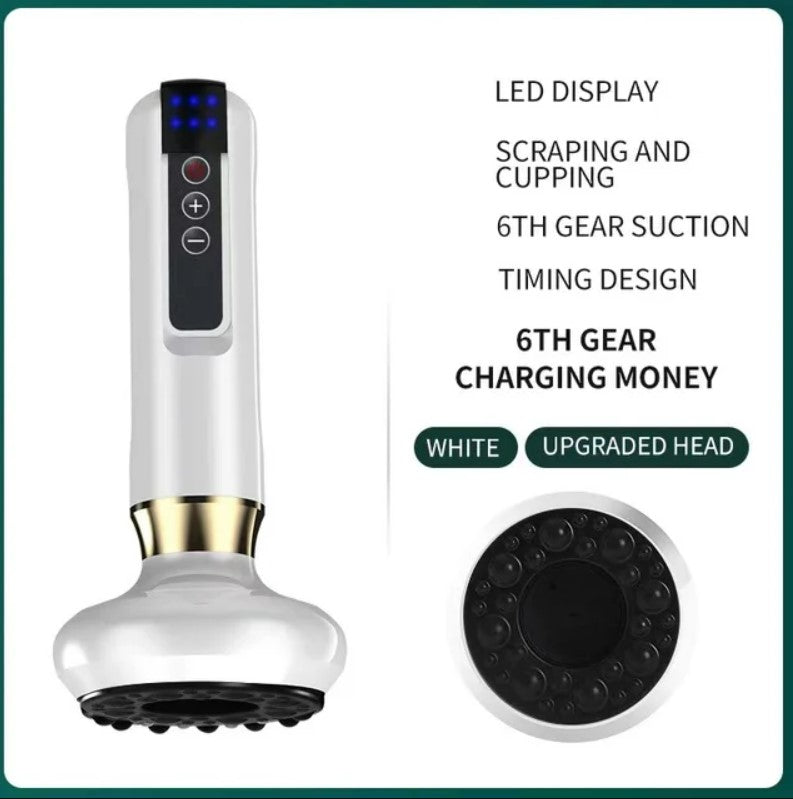 Electric Vacuum Cupping Massager Six Gear Upgraded Head Corewell Collective