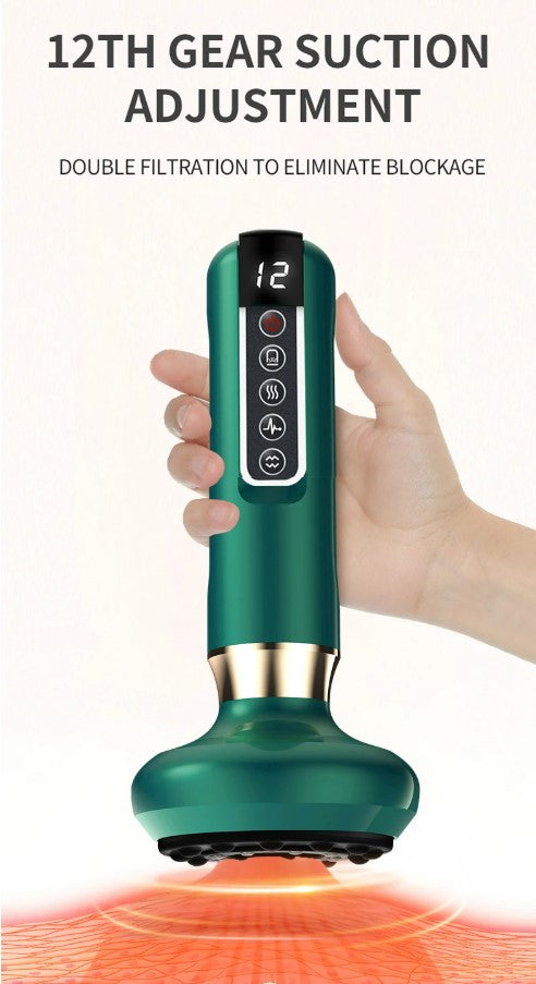 Electric Vacuum Cupping Massager 12 Gear Upgraded Head Corewell Collective