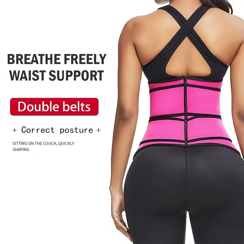 An Adjustable Waist Trainer Designed for Women, Perfect for Fitness Activities to Tighten The Waist, Featuring an Adjustable Waist Training Belt, Suitable for Casual Weekend Wear CoreWell Collective