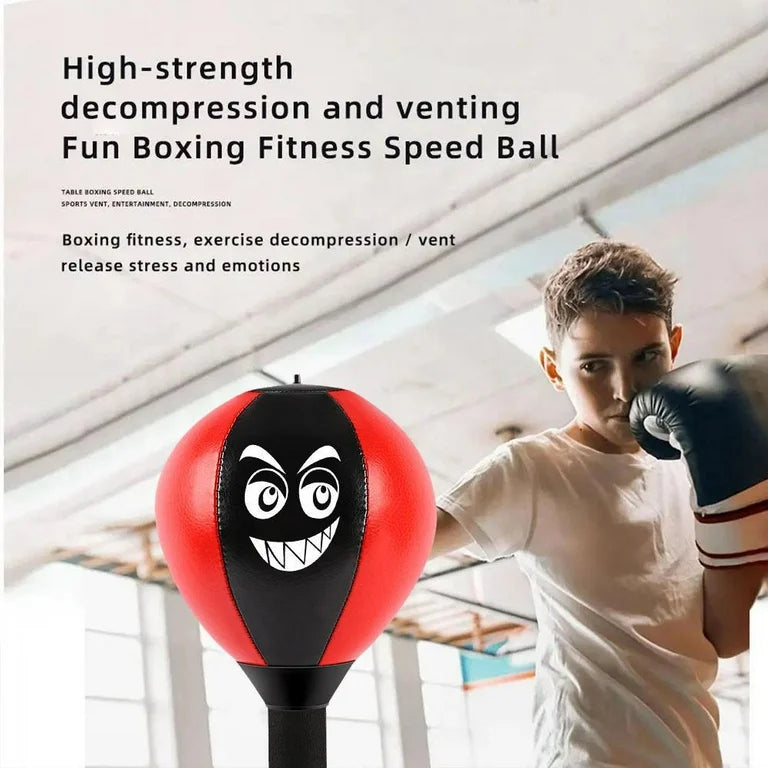 Decompression Release Boxing Speed Ball - Red