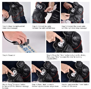 Knee Magnetic Vibration Heating Massage CoreWell Collective