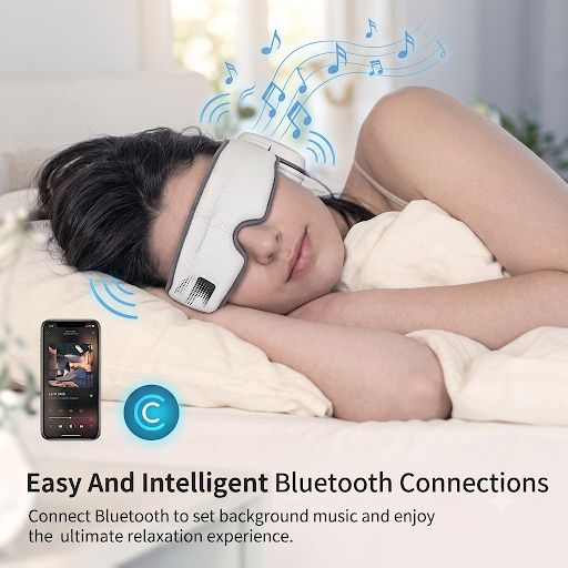 Smart Vibration Eye Massager Eye Care, Bluetooth Music -  Relieves Fatigue And Dark Circles